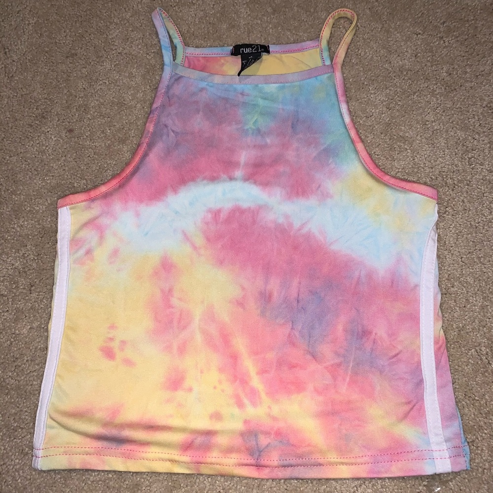 Tie Dye Halter Top